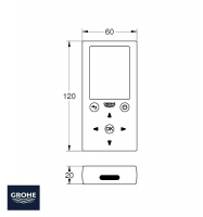 CONTROL REMOTO INFRARROJO ELECTRONICOS Y BLUE HOME GROHE